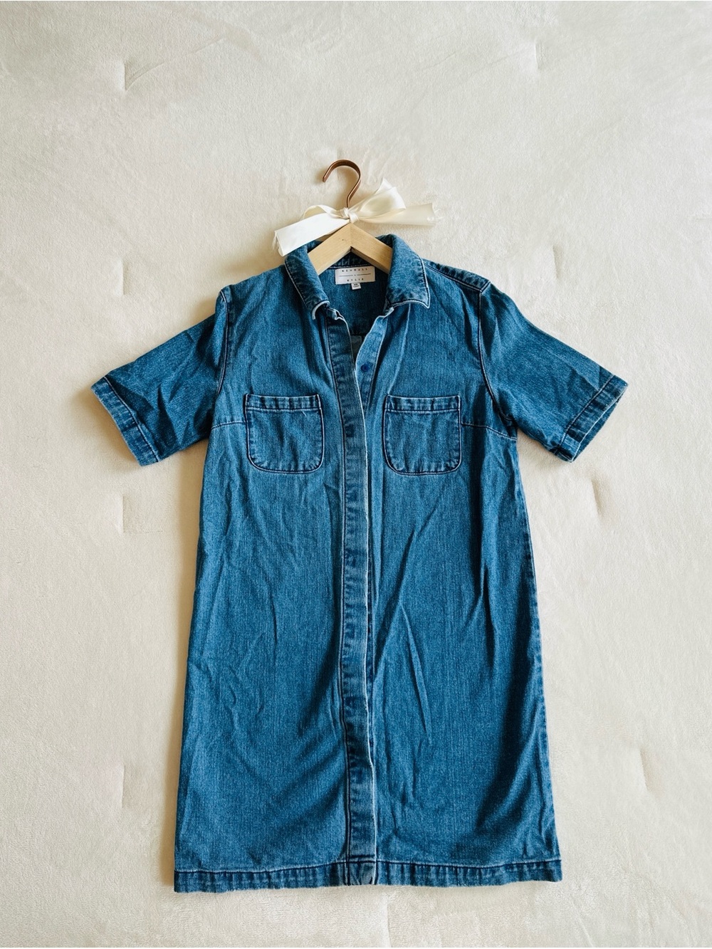 Kendall + Kylie Blue Denim Shirt Dress | Size XS